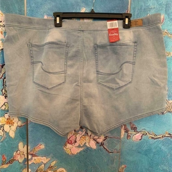 Signature Levi Strauss Blue Denim Lounge Shorts - Picture 2 of 4